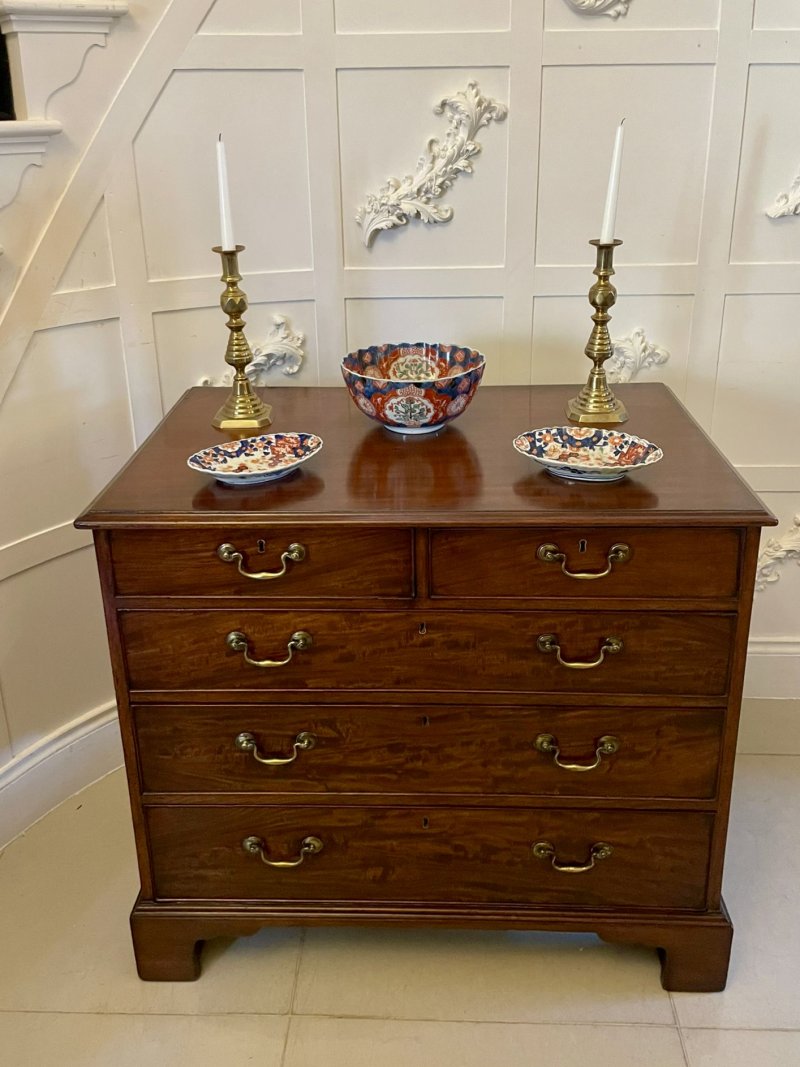 Antique George III Mahogany Chest of Drawers